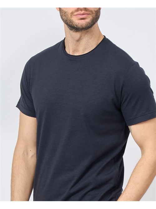 Yes Zee Raw-Cut Cotton Crewneck T-Shirt YES ZEE | T722-TL000710